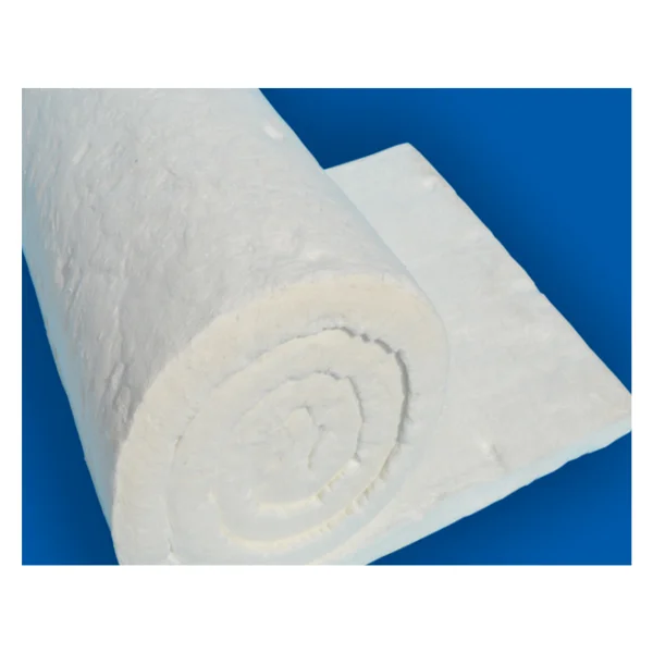 Refractory aluminum silicate needle punched blanket insulation