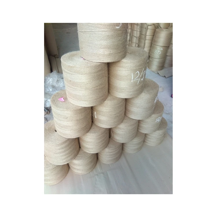 Hot selling product sustainable natural color standard quality braided rope 100% jute fabric roll