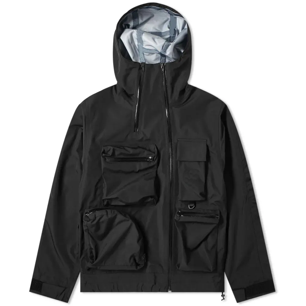 Windbreaker custom design men waterproof 100% nylon lightweight cargo jackets