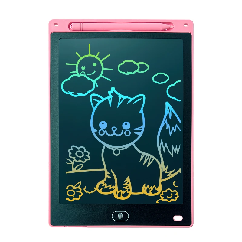 Hot LCD Writing Tablet 10 inch Doodle Board Colorful Screen Electronic Toddler Drawing Writing Pad Educational Learning Kid