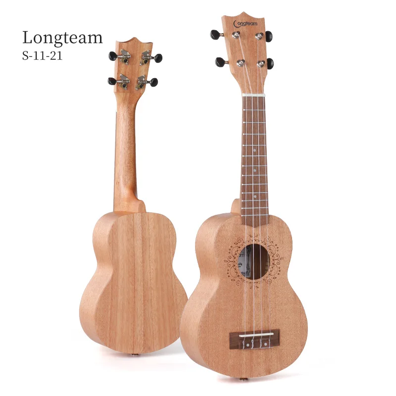 Soprano Ukulele 21 inch Beginner Ukulele With Okoume Wood Longteam S-11-21