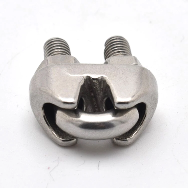 Marine fitting fastener wire rope clips