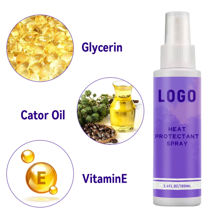 OEM/ODM heat protectant spray for hair Private label heat protectant spray private label sheen heat protectant spray smells good