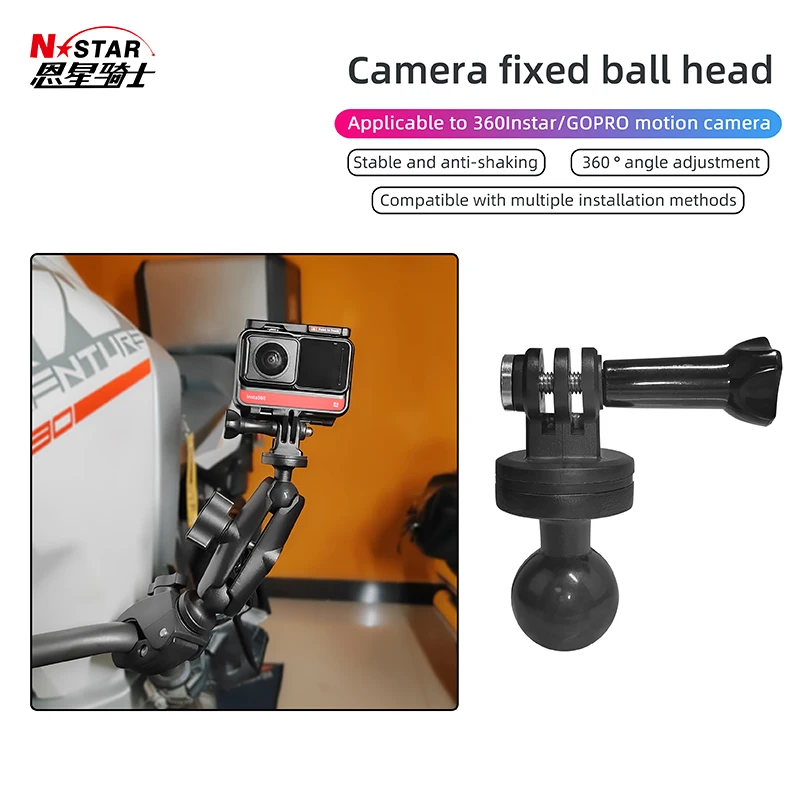 sports camera bracket can choose a variety of mounting methods Camera holder suitable for 360INSTAR/GOPRO sports camera