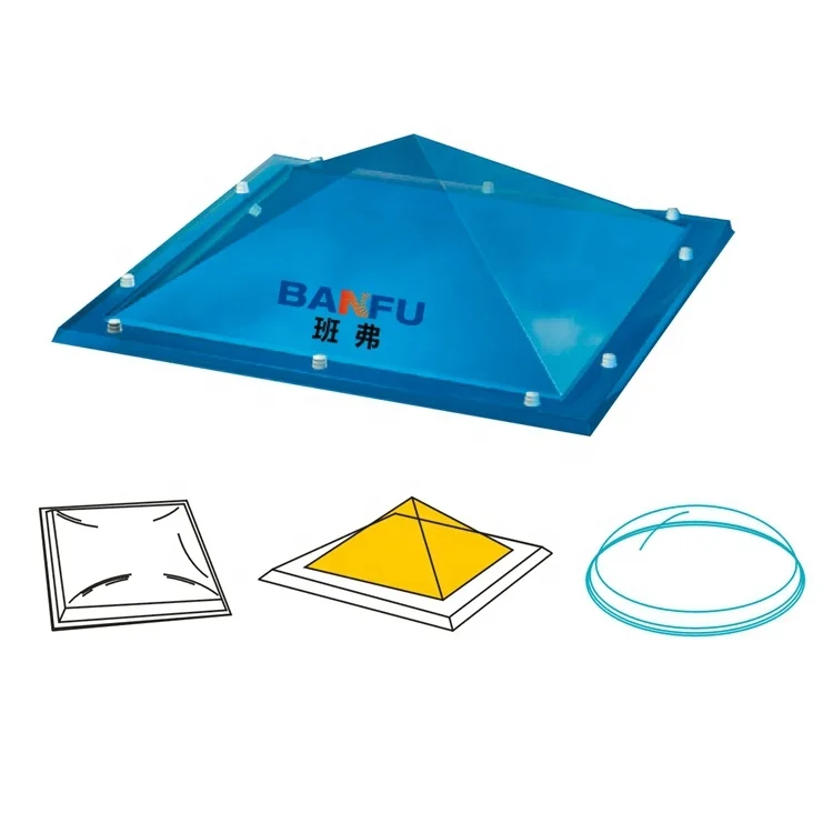 Customized industrial Skylight Natural light Roof Skylight Polycarbonate round skylights