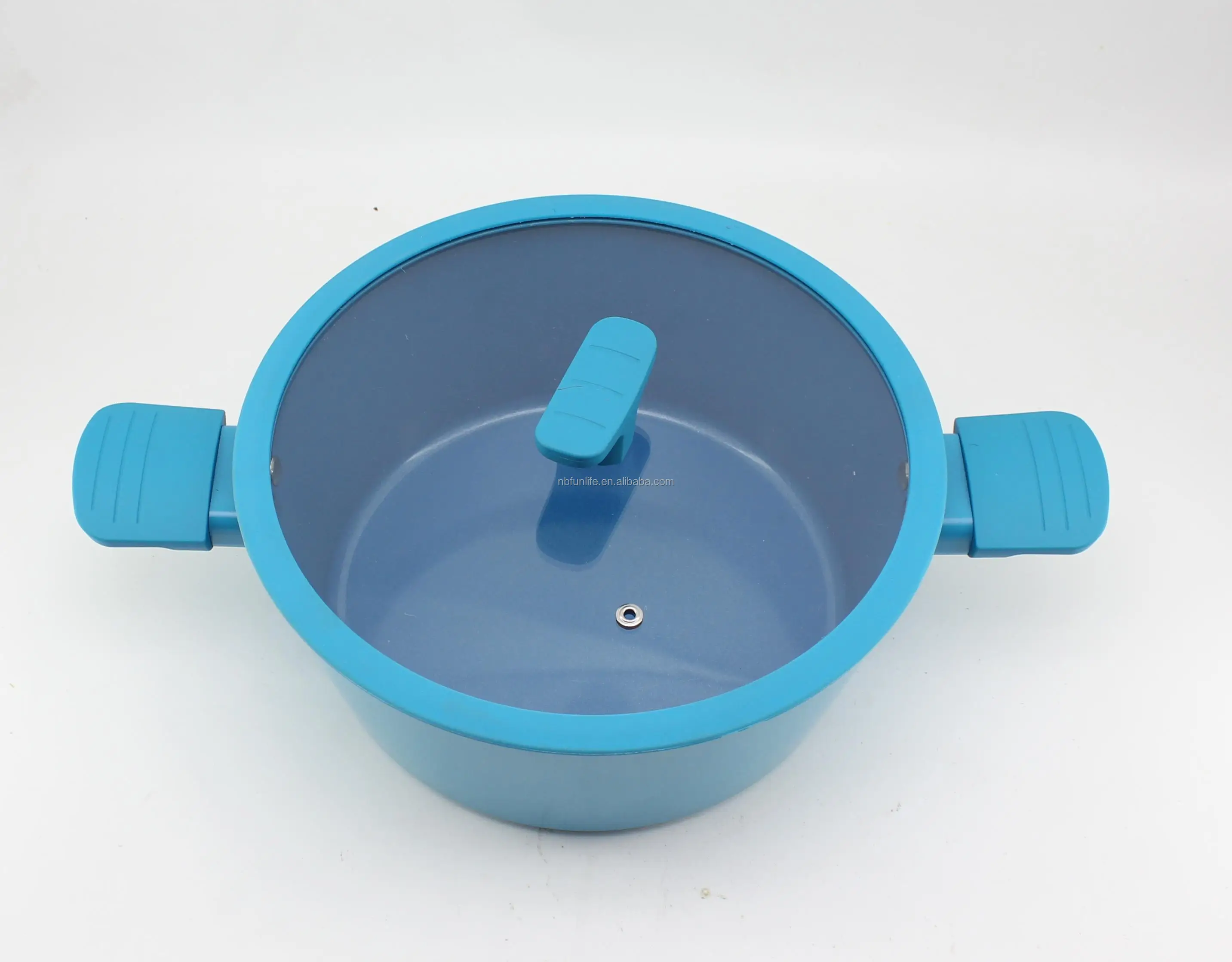 Chef Approved 12Pcs Aluminum Nonstick Food Grade Cooking coating Ceramic Coating Soup pan frying pan Cookware set for Kitchen