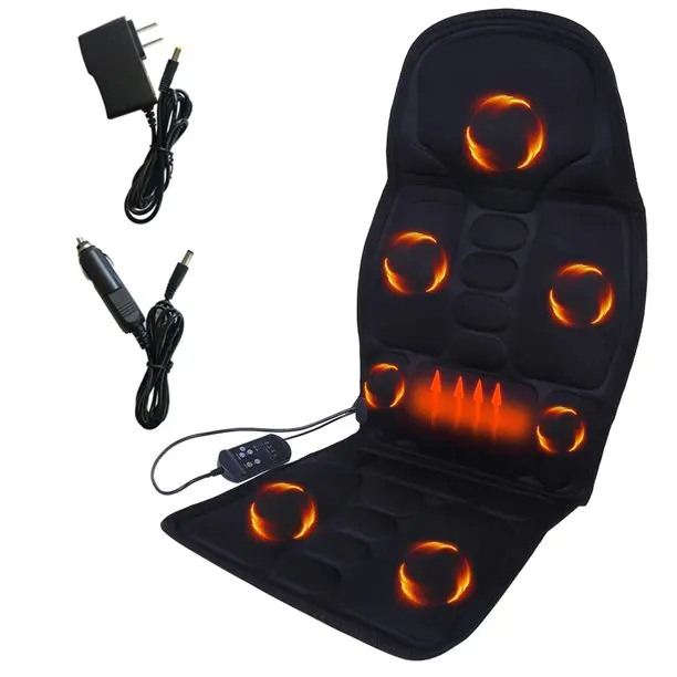 Shiatsu massage cushion with Heat, Full Back Kneading car seat massage cushion,Massage chair cushion with Height Adjustm