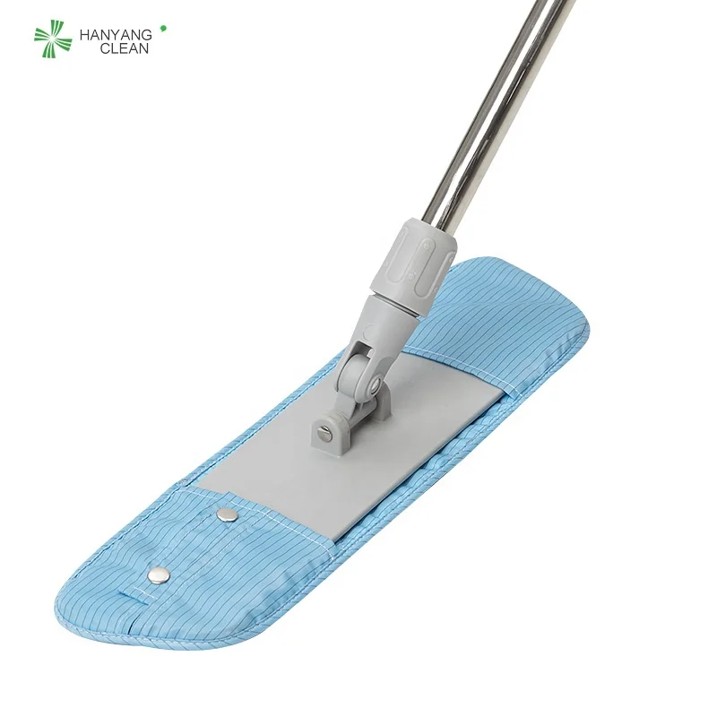 Cleanroom autoclave sterile esd antistatic mop +2pcs mop cloth