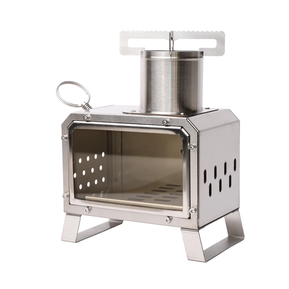 New Design Portable Multi Outdoor Home Camping Cookerpicnic wood fire stove Wood Burning Smokeless Stove