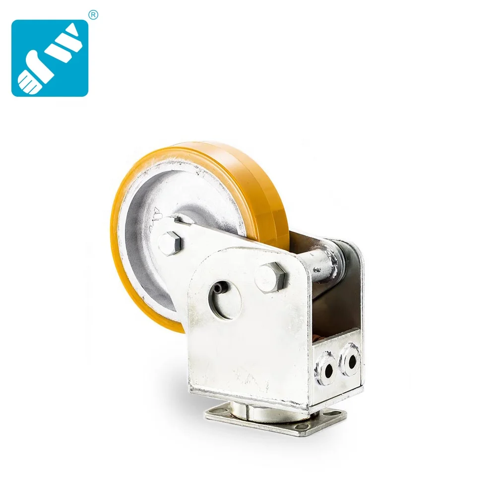 3 inch width shockproof type 8 inch polyurethane wheels