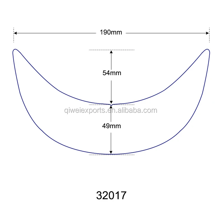  Дешевая пластиковая вставка для козырька от солнца спортивной шляпы 32017