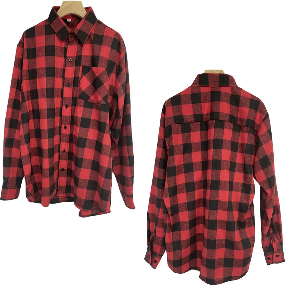 Hot Selling and Popular Flannel Plaid Shirt for Men and Women