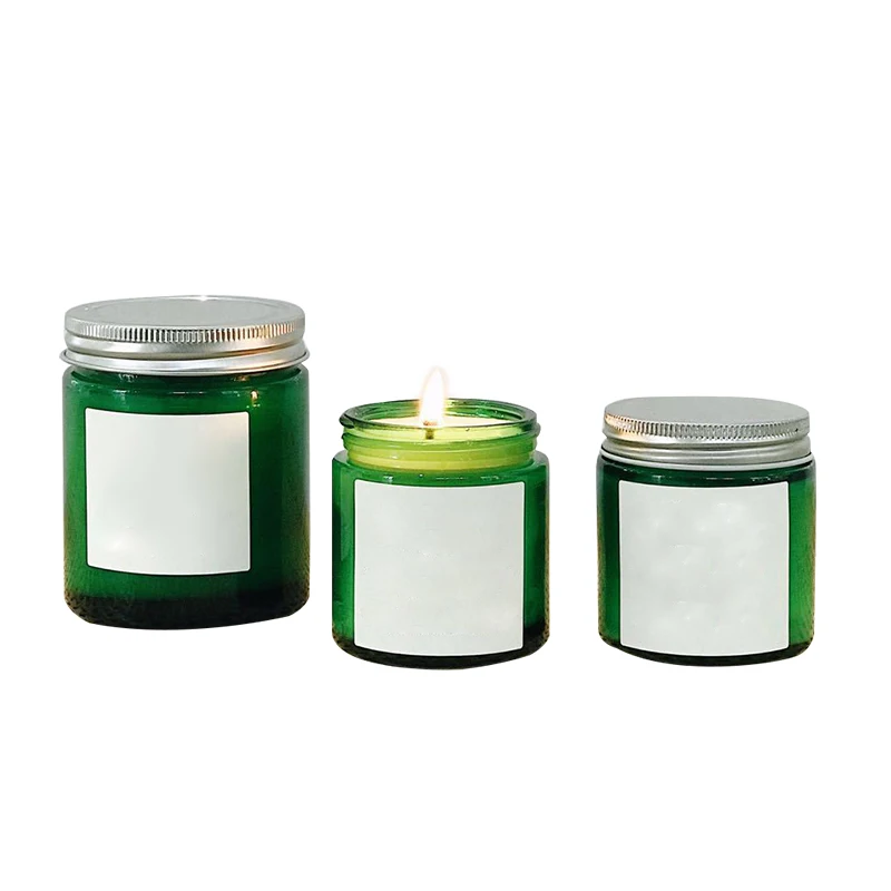 
Best sell new arrival matte candle jar candle jars with wooden lids jars for candles 