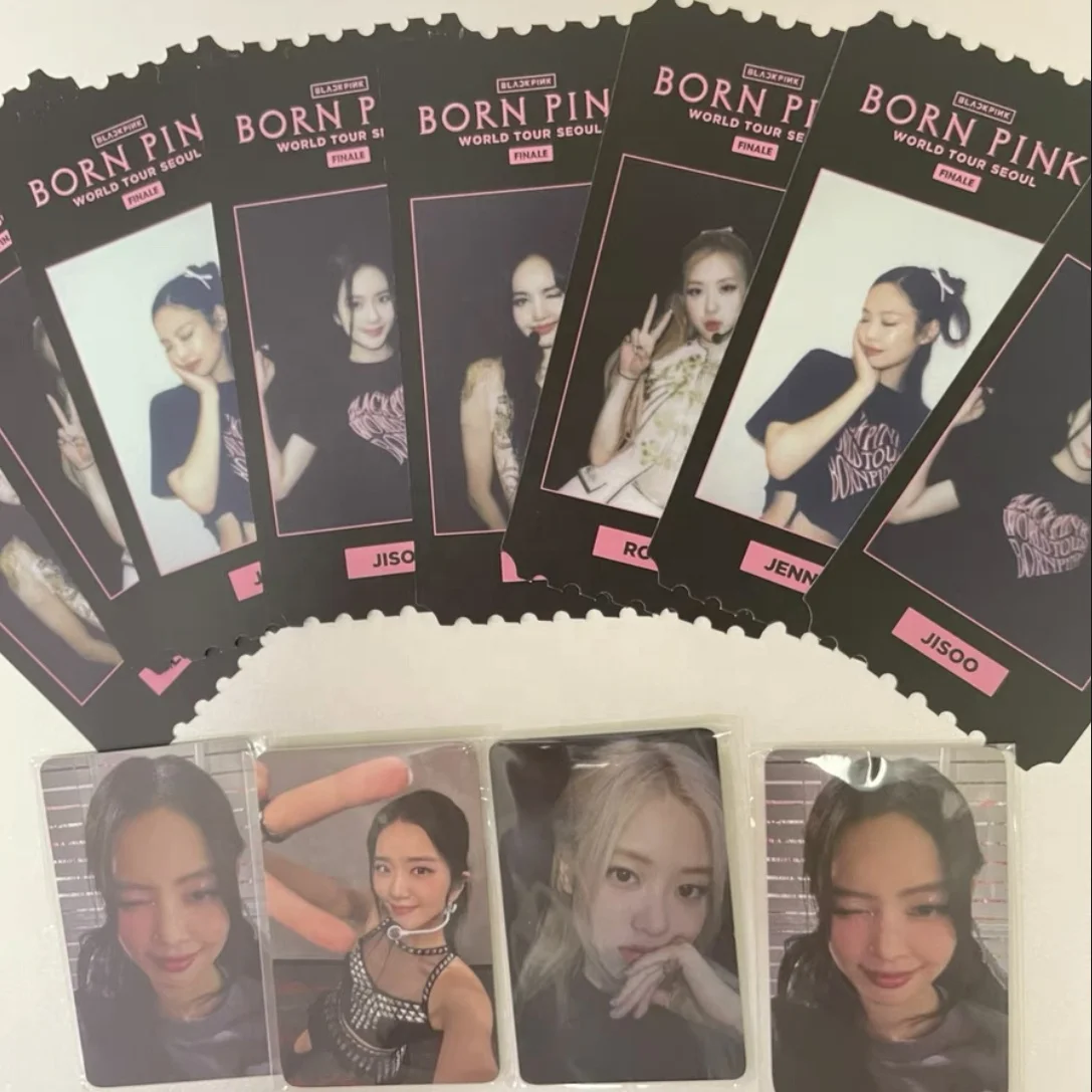 Custom Double sides printed laser Creative Personalized idol design Concert Event kpop photocard Paper Tickets as gift