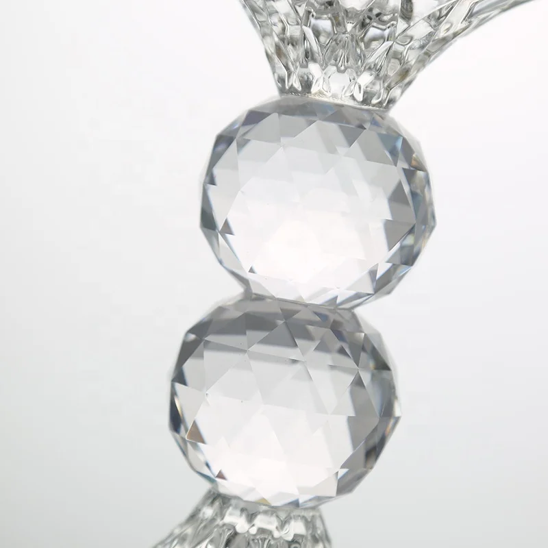 Good quality crystal aroma burner Arabic style handhold glass censer for home decor