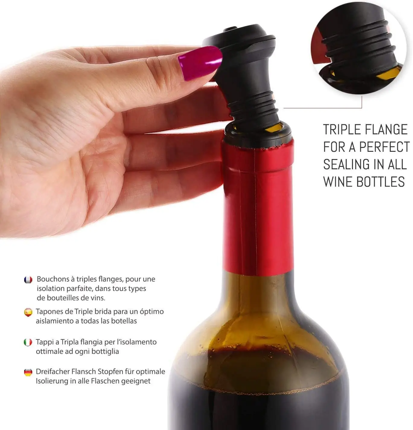 Аксессуары для винного насоса Tapon De Vino вакуумные