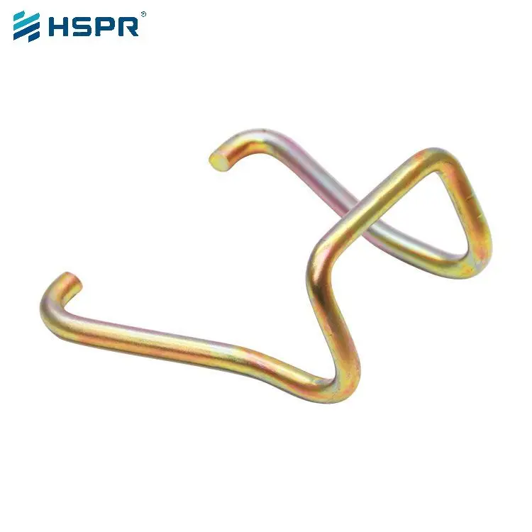 Huihuang Factory Supply  Custom High Precision Carbon Steel U Shaped Wire Forming Spring Clip