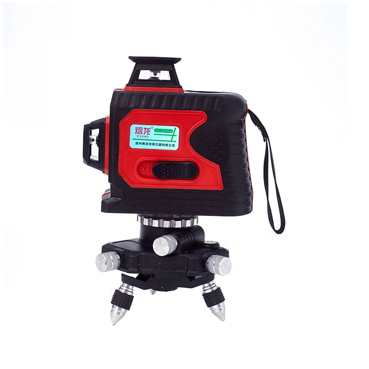 Yilong красный свет 360 градусов вращающийся лазерный уровень 8 линий 2D автоматический Левин