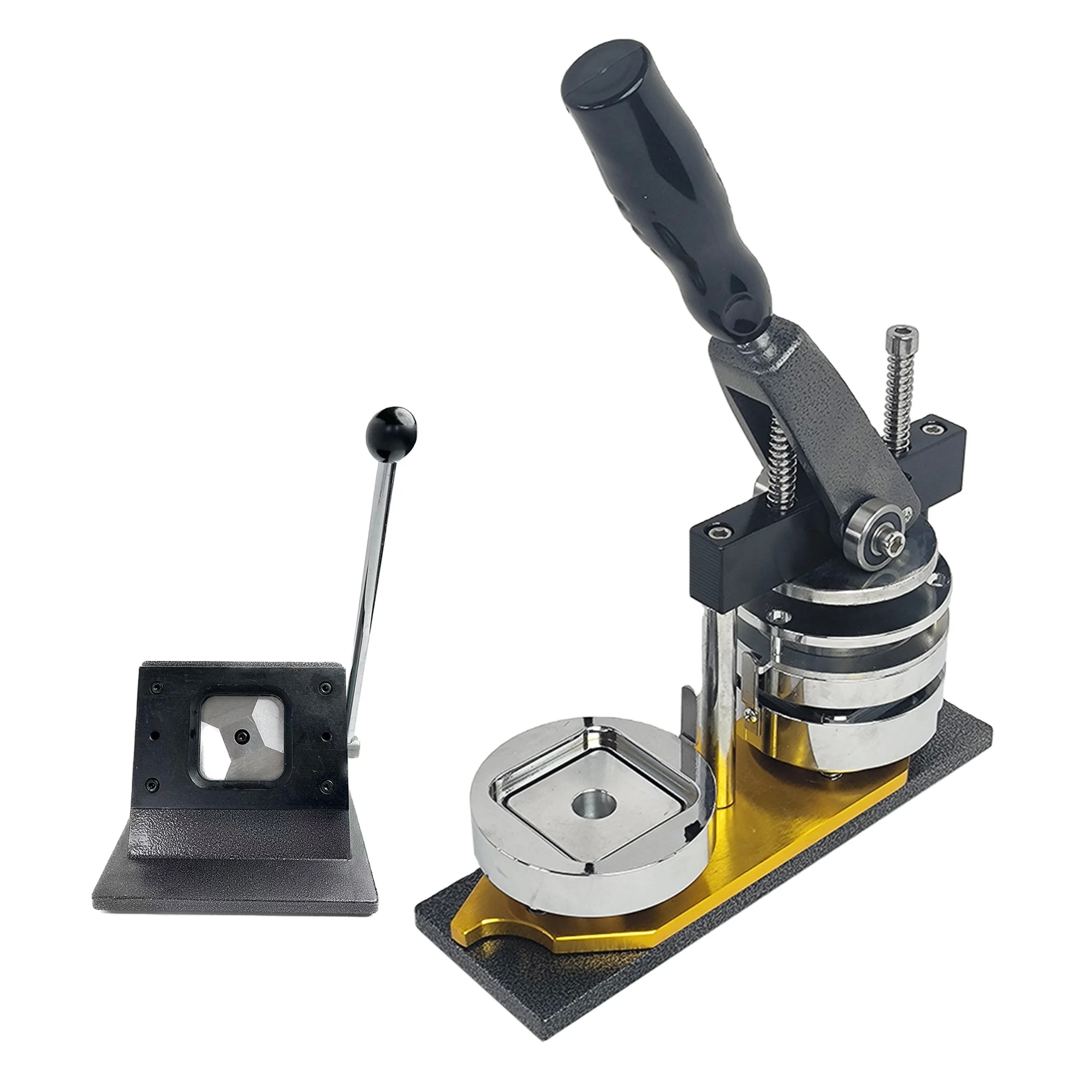 55*55 мм квадратный 2*2 дюйма магнит на холодильник делая машину + резак + 500 шт. магнит на холодильник материал