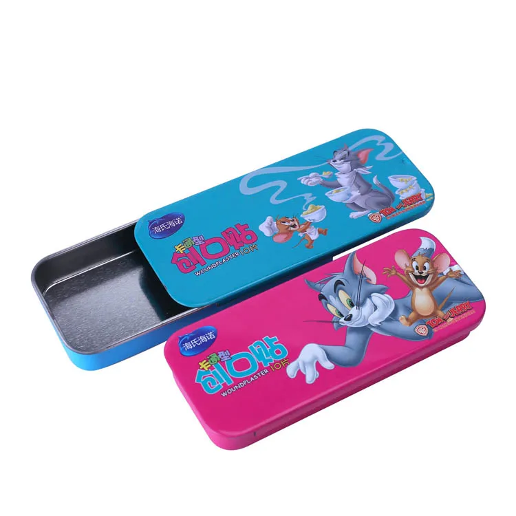 Customize Metal child proof Tin Case CR Metal Tin Can Child Resistant tobacco Tin Box Packaging