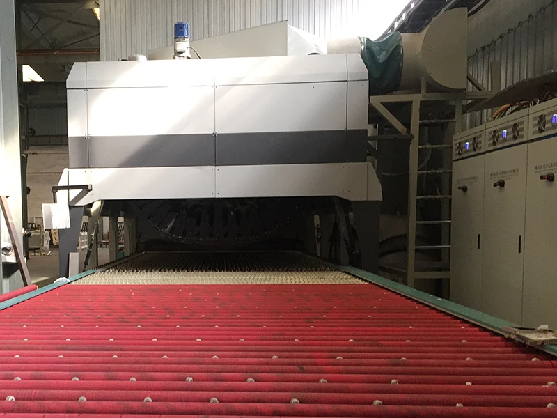 Cross Type tempered glass bending line Flat and bent Glass Tempering Line