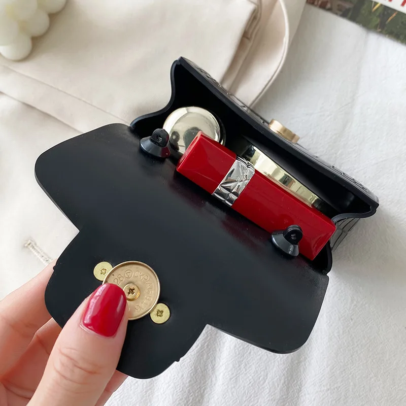 2022 Fashion Colorful Women Handbags Ladies Girl Mini Shoulder Jelly Bags  Designer Messenger Bags