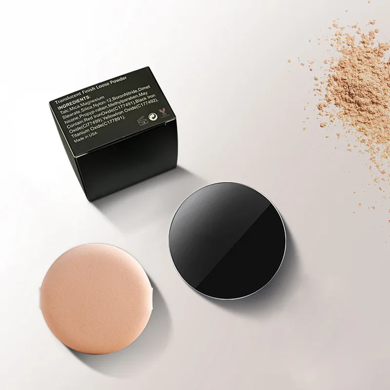 Wholesale private label long lasting oil control mineral setting powder face makeup loose powder oem