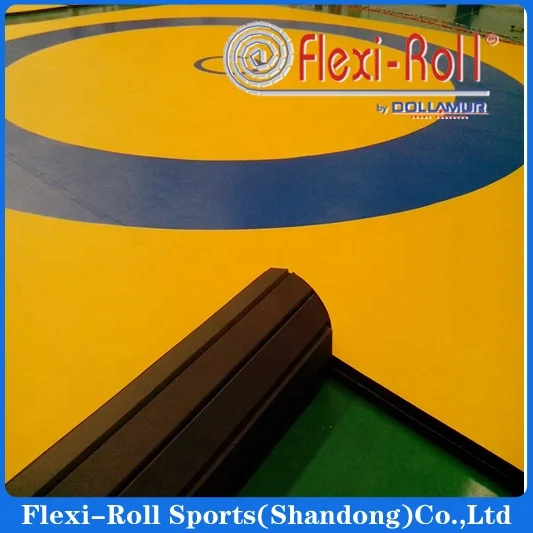Dollamur Flexi-Roll BJJ/Jiujitsu/Pillar Wall Mat Tatami Vinyl Smooth Vinyl Wrestling 5.5CM Thickness Mat With Customize Logo