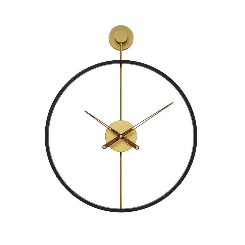 Indoor Rechargeable Living Room Bedroom Bedside Wall Sconce Nordic Round Luxury Hotel Wall Light Modern Clock Led Wall Lamps