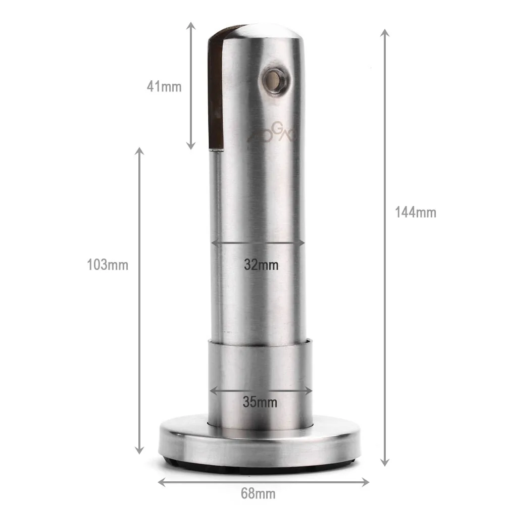 AOGAO 304 Stainless Steel Toilet partition cubicle accessory support leg