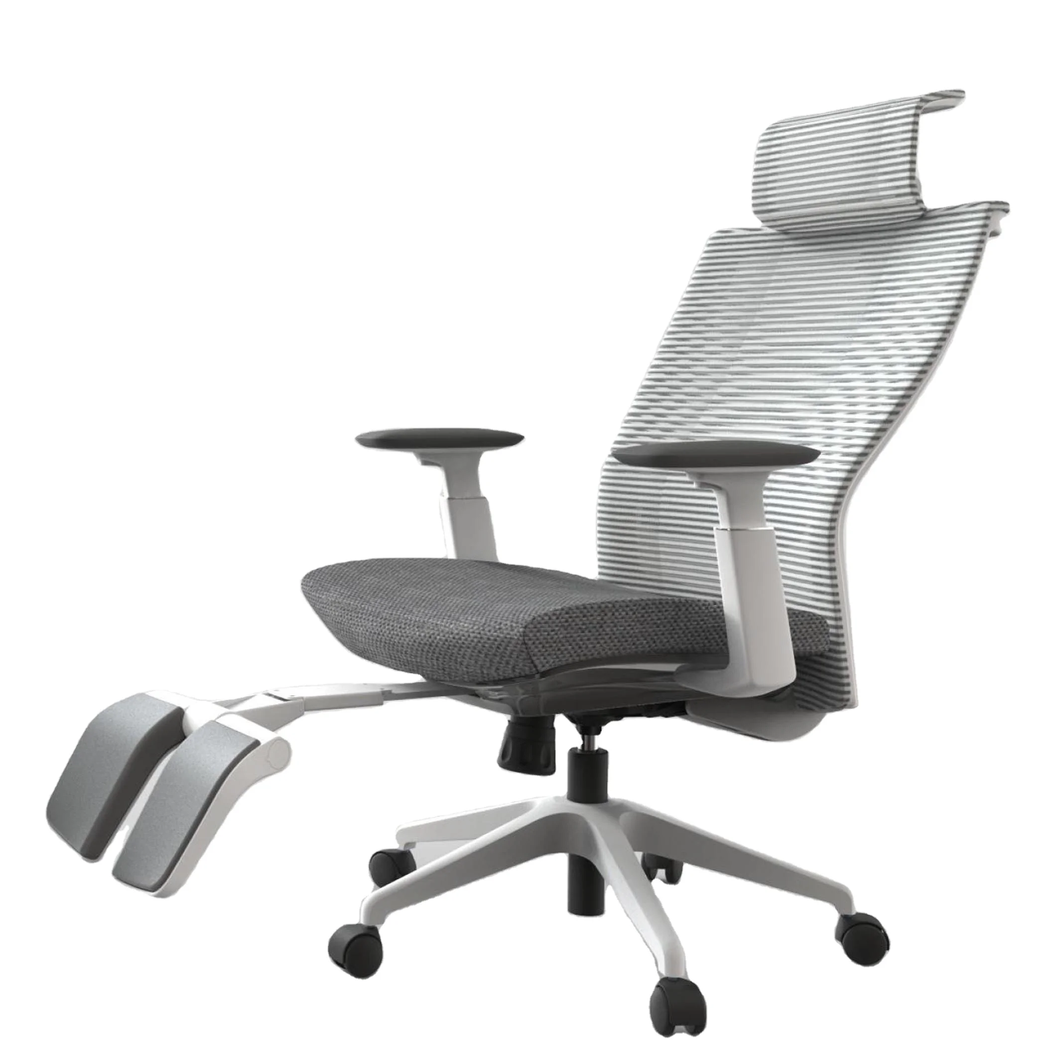 Office Furniture China Ergonomic mesh  Adjustable armrest  lumbar support foodrest armrest Swivel Revolving Office Chair Chair