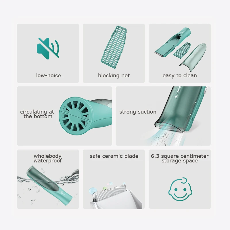 OEM Заводская Детская электрическая Ушная носовая и автоматическая сборка Водонепроницаемая детская машинка для стрижки волос электрическая машинка для стрижки волос