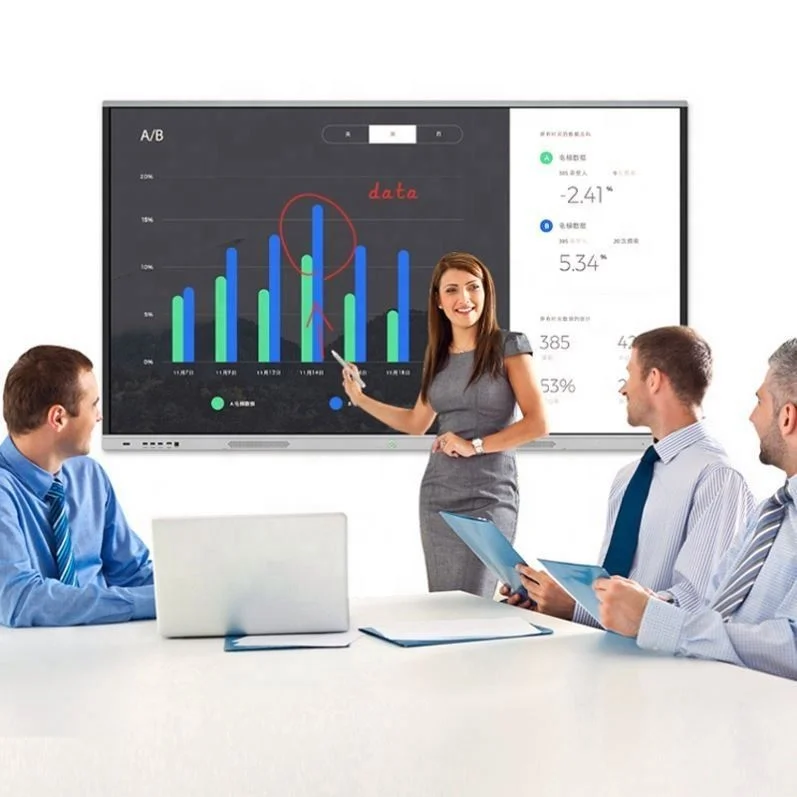 Teaching Board for Classroom Digital Video Whiteboard Player Screens 110 inch Smart Touch Teaching Dtouch for Classroom Screens