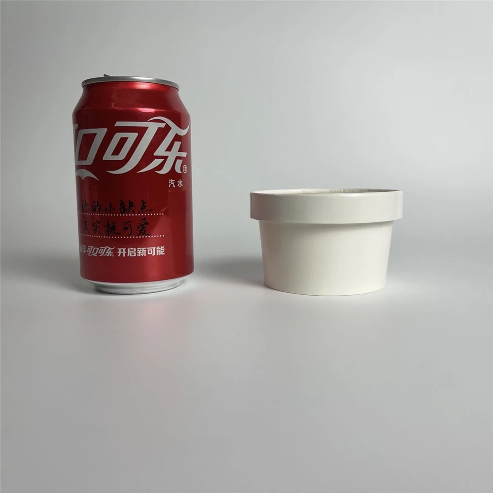 Small frozen ice cream yogurt paper cup white 1oz 2oz 3oz 4oz 5oz 6.5oz 8oz 10oz 12oz 16oz 18oz 20oz