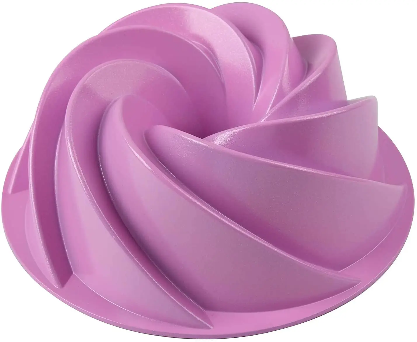 9.5 Inch Non-stick Grade Round Baking Pan,Pound Cake Pink (Marissa Pan),Flower Cake Pan Mold