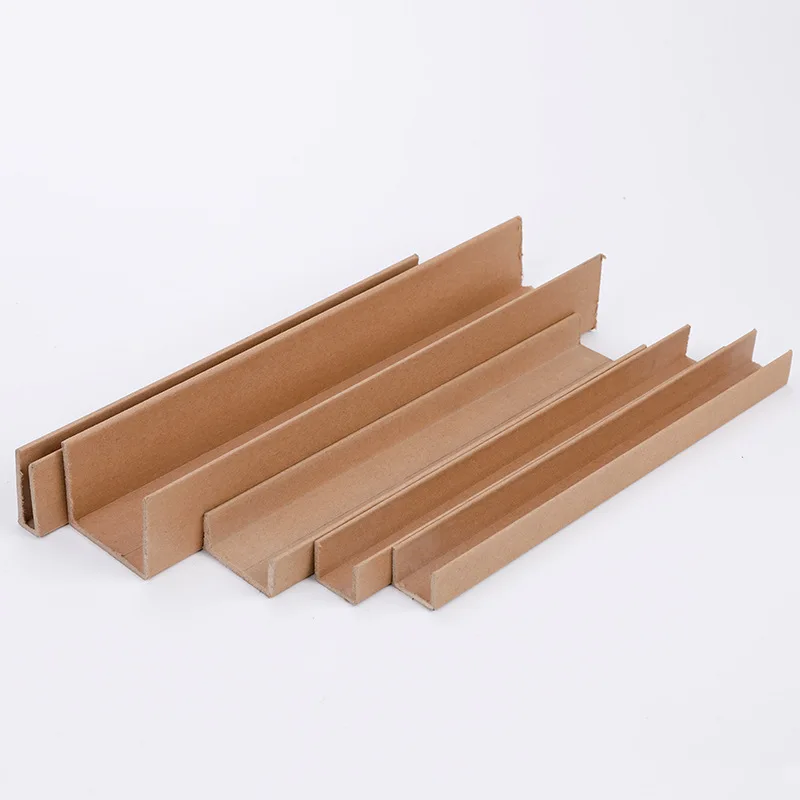Paper Angle Board Kraft Paper Pallet Edge Protector U-shaped Design Paper Packing Cardboard Corner Protectors