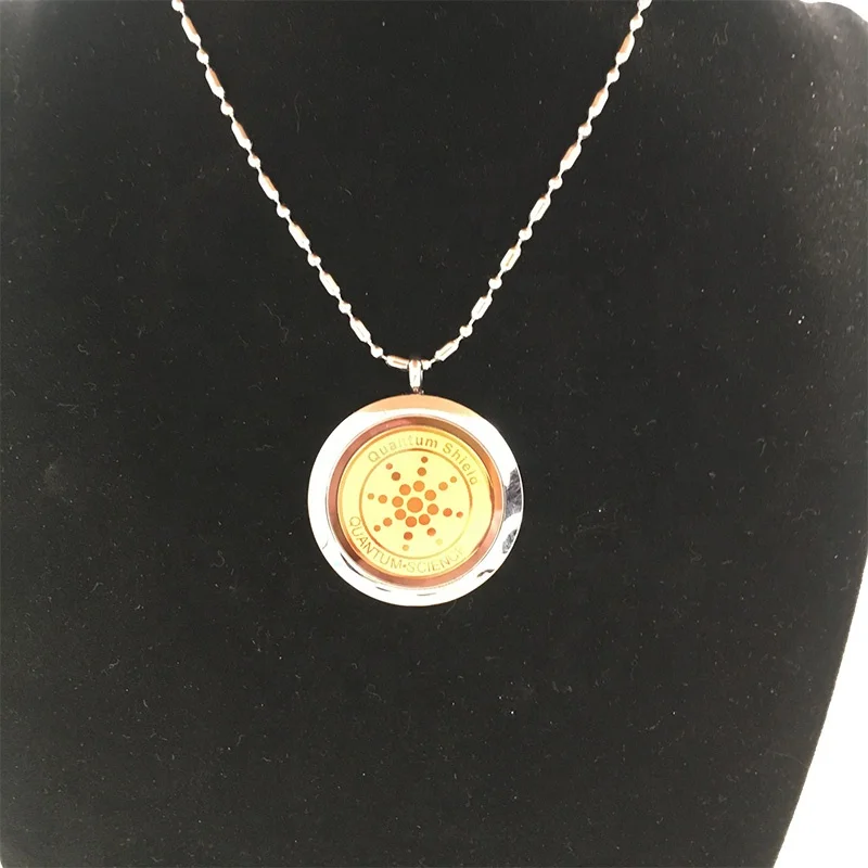japanese quantum energy pendant stainless steel healthcare quantum scalar energy power pendant necklace manufacturer OEM
