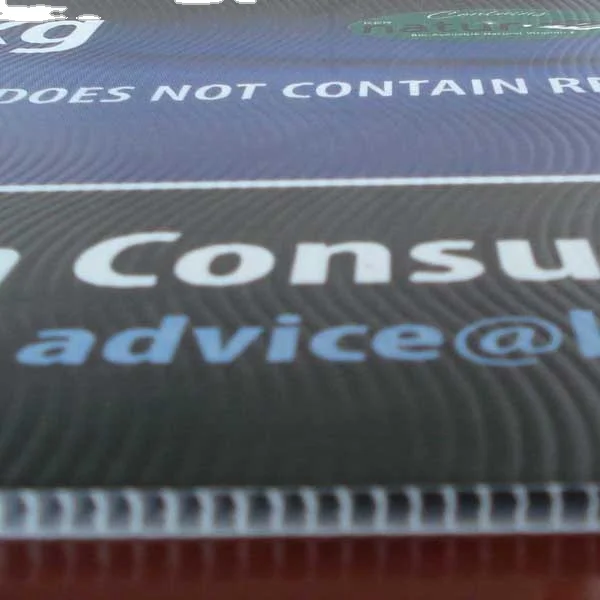 3mm PP Corrugated Plastic Corflute Signs Board Customized Correx Sign