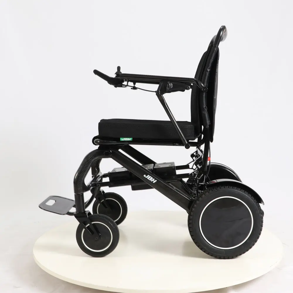 carbon fiber lithium battery Motorized majestic electric Wheelchair with batteries