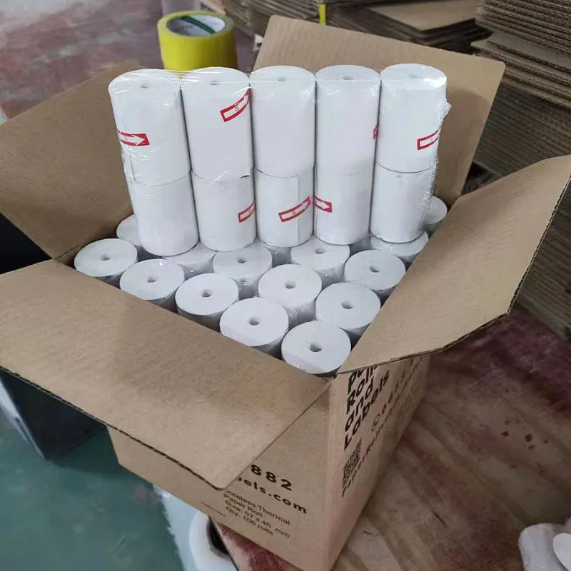 Sailing wholesale Supplier Manufacturers 58 mm security thermal paper roll  thermal sensitive pvc synthetic paper