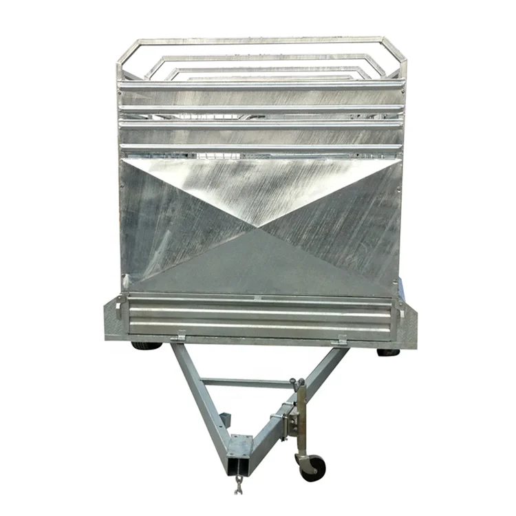 10x6 cattle crate stock trailer with long ramp