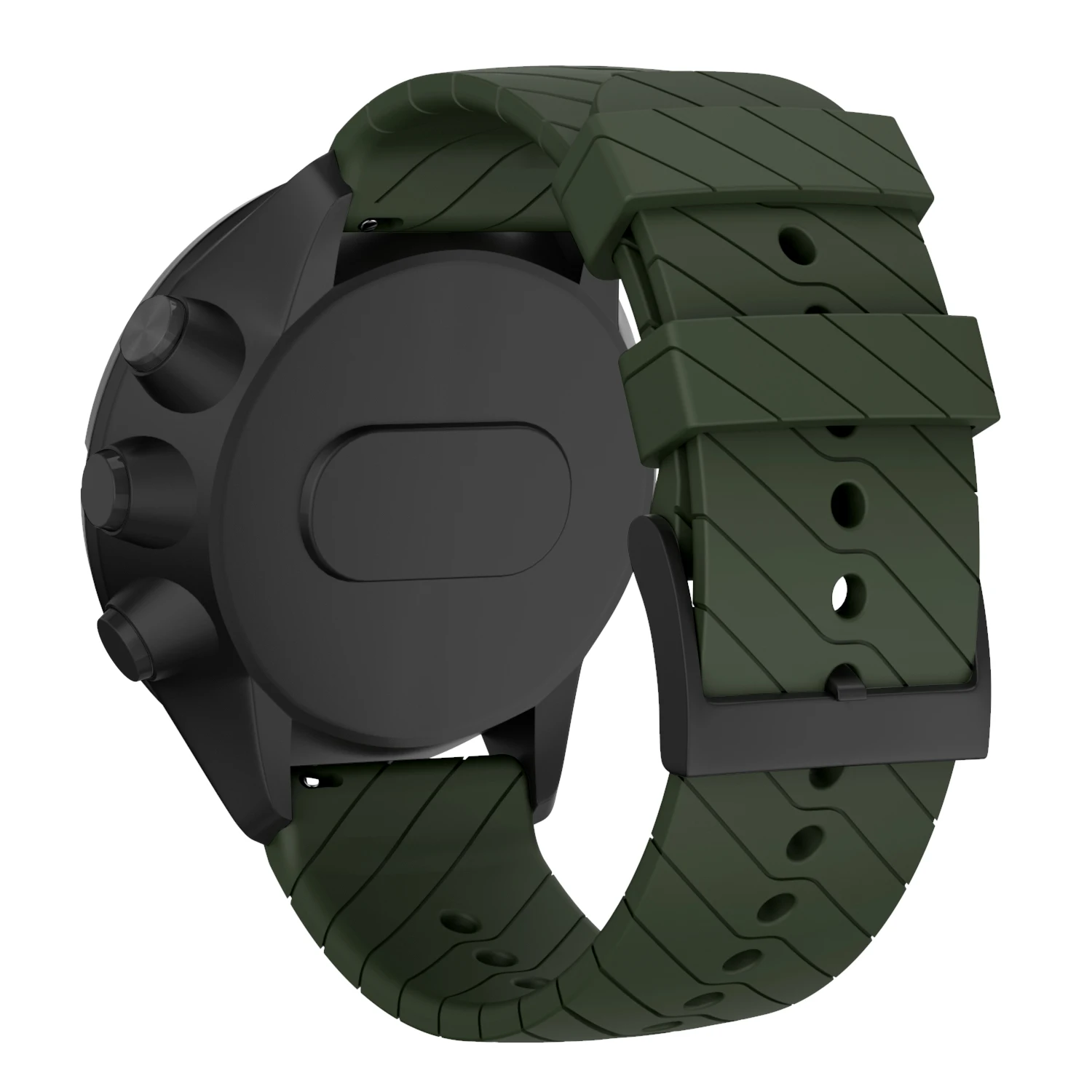 24mm Sports Silicone Strap For SUUNTO 9 BARO SUUNTO9 WristBand For Suunto 7/D5 Watch Band Watchand Bracelet Replace Accessories