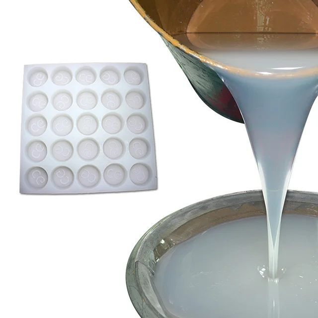 Translucent color 1:1 mix ratio platinum cured catalyst RTV-2 liquid silicone rubber for food grade molds making