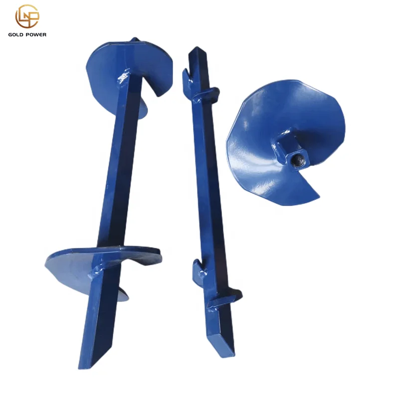 galvanized solar system ground earth screw anchor