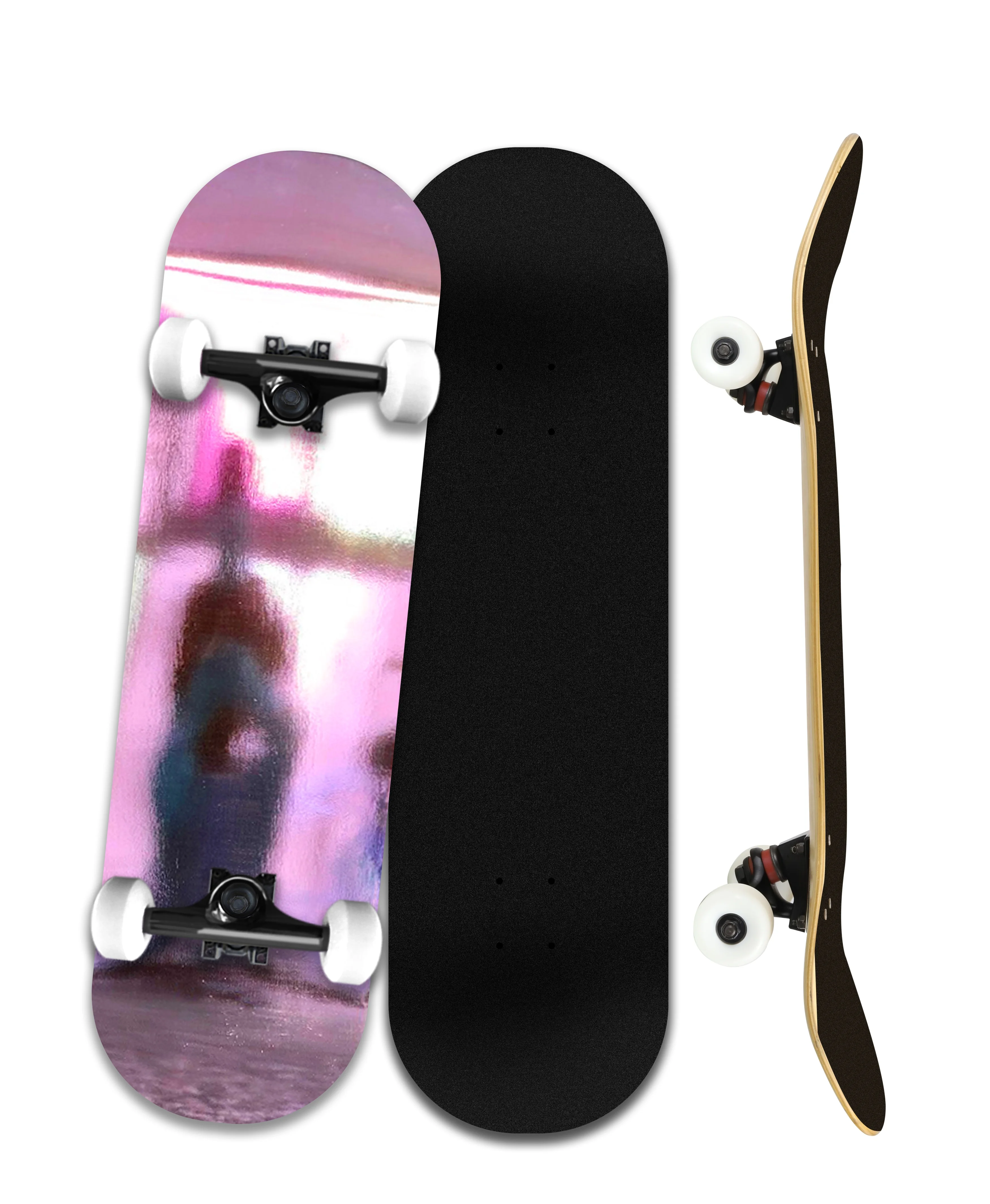 
Пользовательский полный скейтборд с колесами и грузовиками, скейтборд из канадского клена 