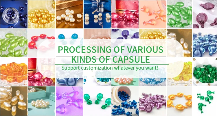 Hot Selling OEM ODM Beauty Anti-aging Whitening Facial Serum Skin Care Vitamin E hyaluronic serum Face Essence Capsules