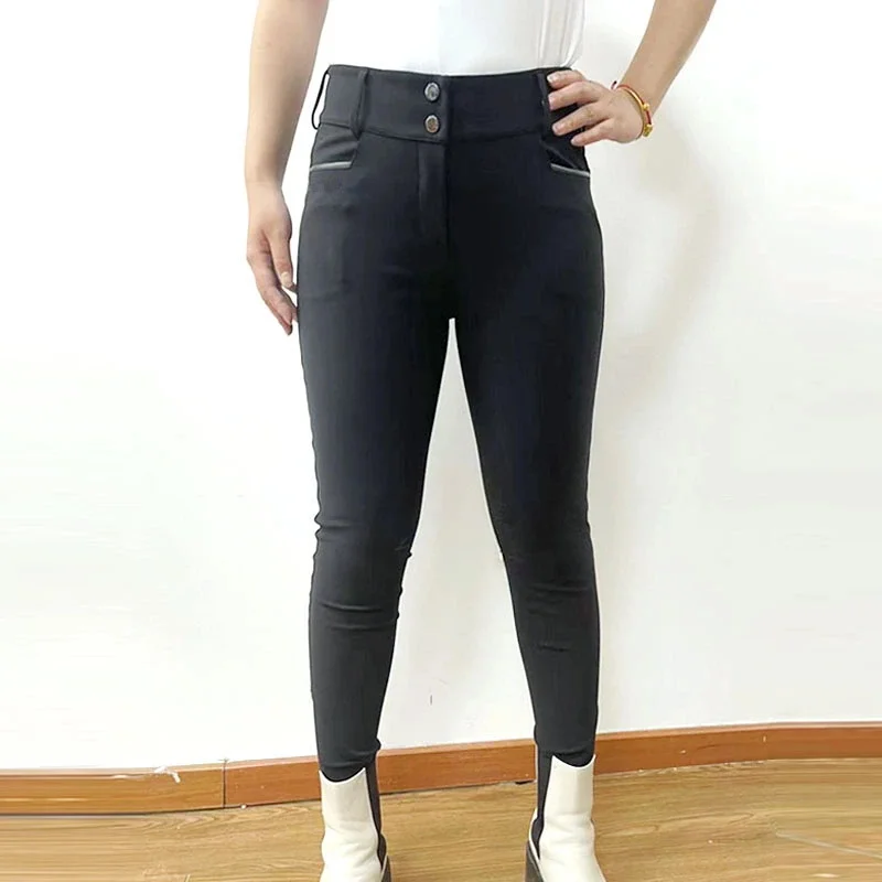 Wholesale Equestrian Breeches Women Horse Riding Tights Leggings Seat Ladies Horse Riding Breeches
