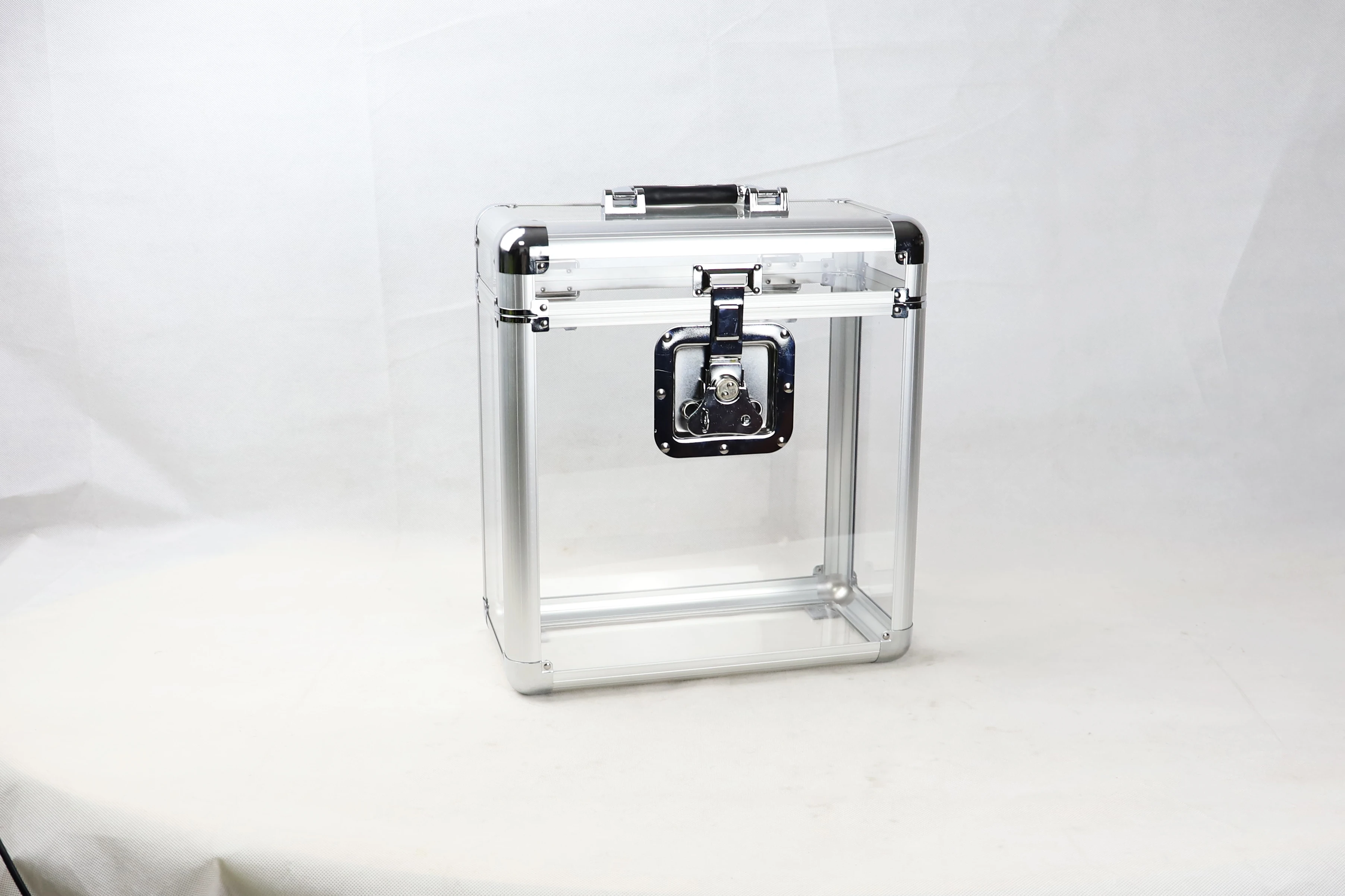 Acrylic Vinyl Record Aluminum Case Hard Shell  CD/DVD Player Cases CD Case Storage Large Capacity High Quality Accept Custom