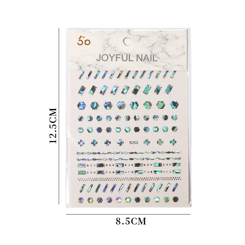 Wholesale Ultra Thin Nail Sticker Metal Strip Tape 3D Adhesive Stripe Line DIY Nail Sticker