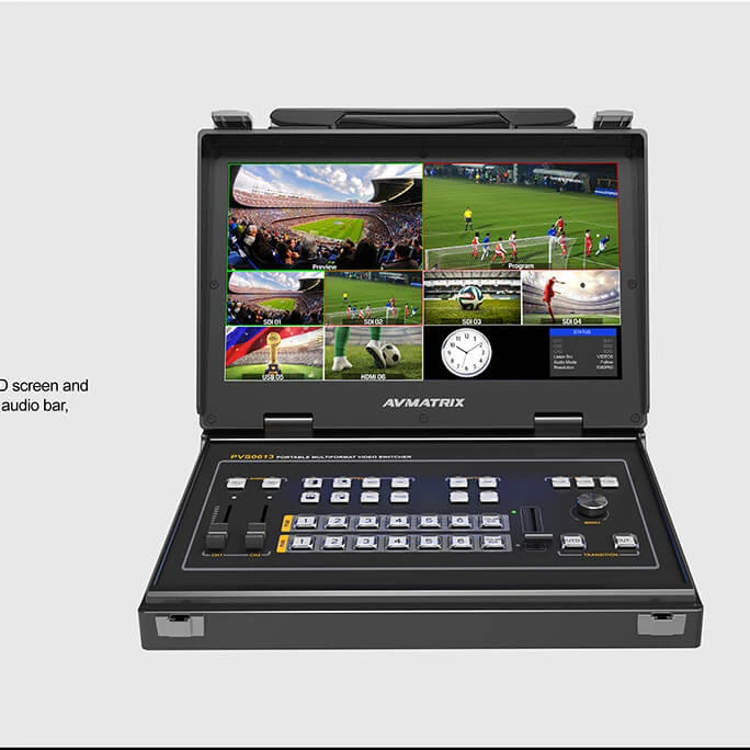 PVS0613  6 CHANNEL Portable Multi-Format Video Switcher